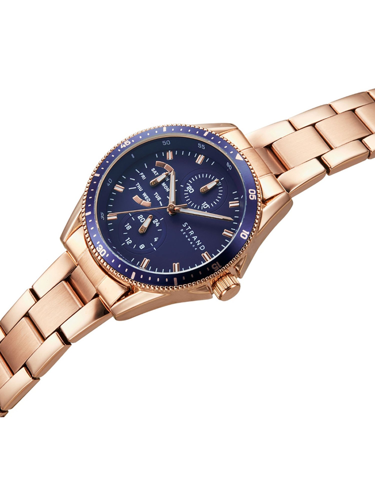 STRAND by Obaku S745LMVLSV Bay Mini Lapis Multifunction Watch for Women