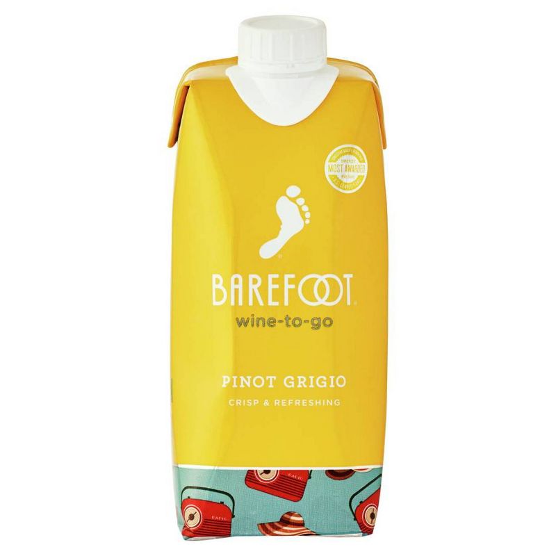 Barefoot Pinot Grigio White Wine - 500ml Box