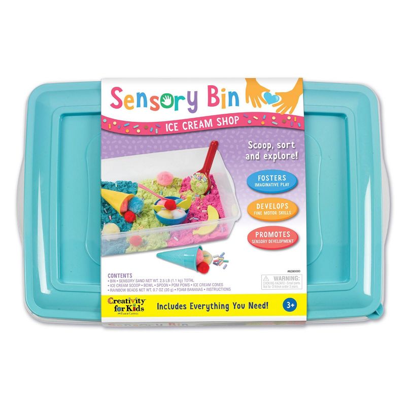 Ice Cream Shop Sensory Bin - Creativity for Kids