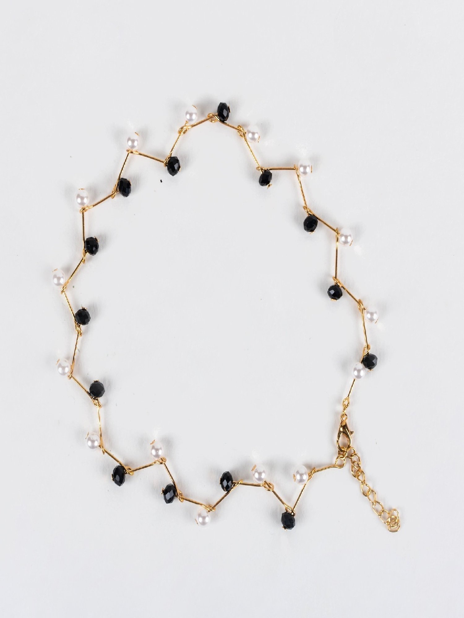 Jewelz Stylish Beaded Chain Necklace for Girls & Women