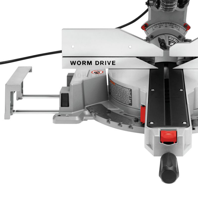 SKILSAW SPT88-01 15 Amp Dual Bevel 12 in. Corded Worm Drive Sliding Miter Saw