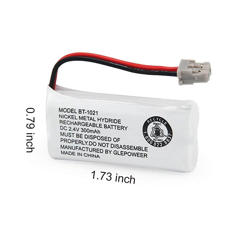 BBTG0798001 Rechargeable Battery Replacement Compatible with Uniden Cordless Handset Telephones Model BT1008 BT1016 24V3 Pack