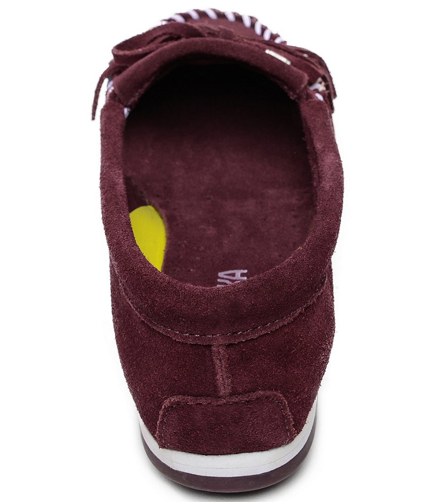 Minnetonka Kilty Plus Suede Moccasins