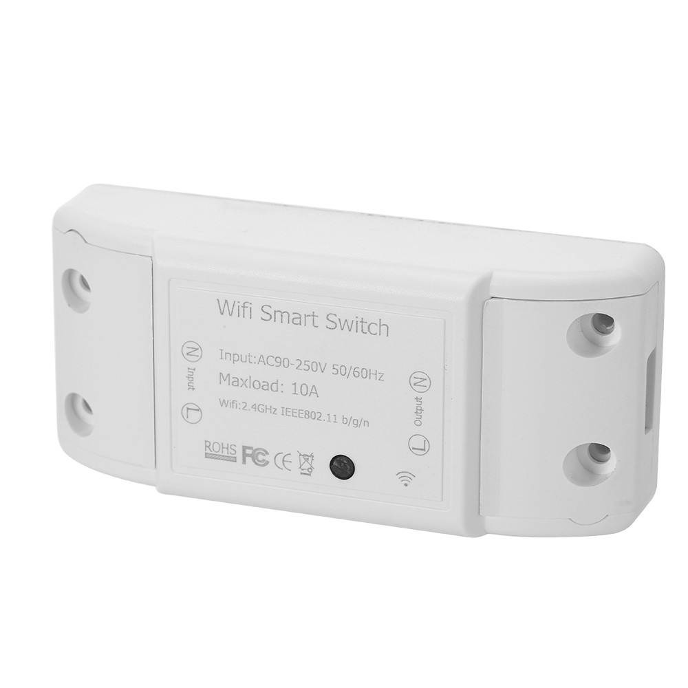 Wifi Switch DIY Smart Wireless Remote Switch Compatible with Alexa for Google Home Timer 10A/2200W Switch