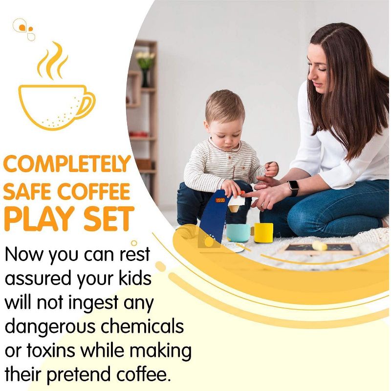 Melissa & Doug Stir and Serve Cooking Utensils (7pc) - Stainless Steel and Wood