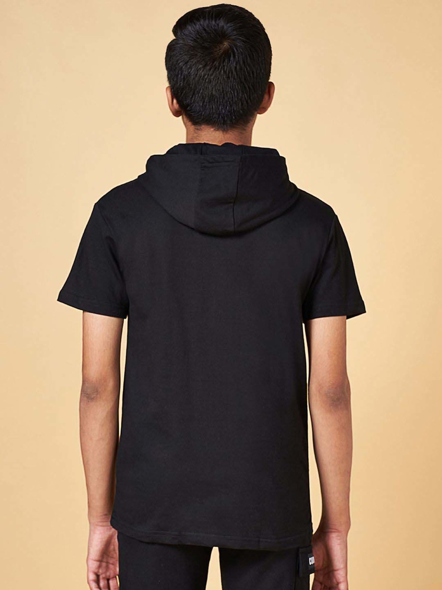 Coolsters by Pantaloons Kids Black Cotton Printed T-Shirt