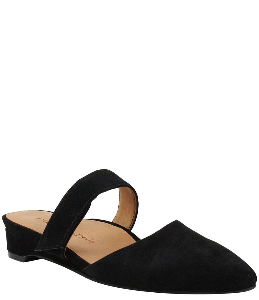 L'Amour Des Pieds Baruk Suede Mules