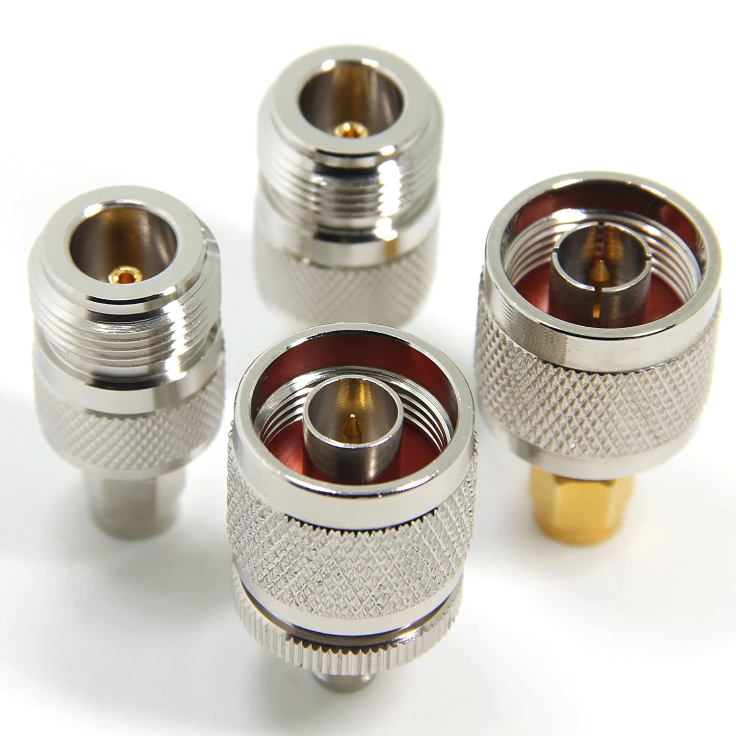 Ancable Kit 4 Type SMA to N RF Connectors N Male/Female to SMA Female/Male Wi-Fi Antenna Cable Adaptor