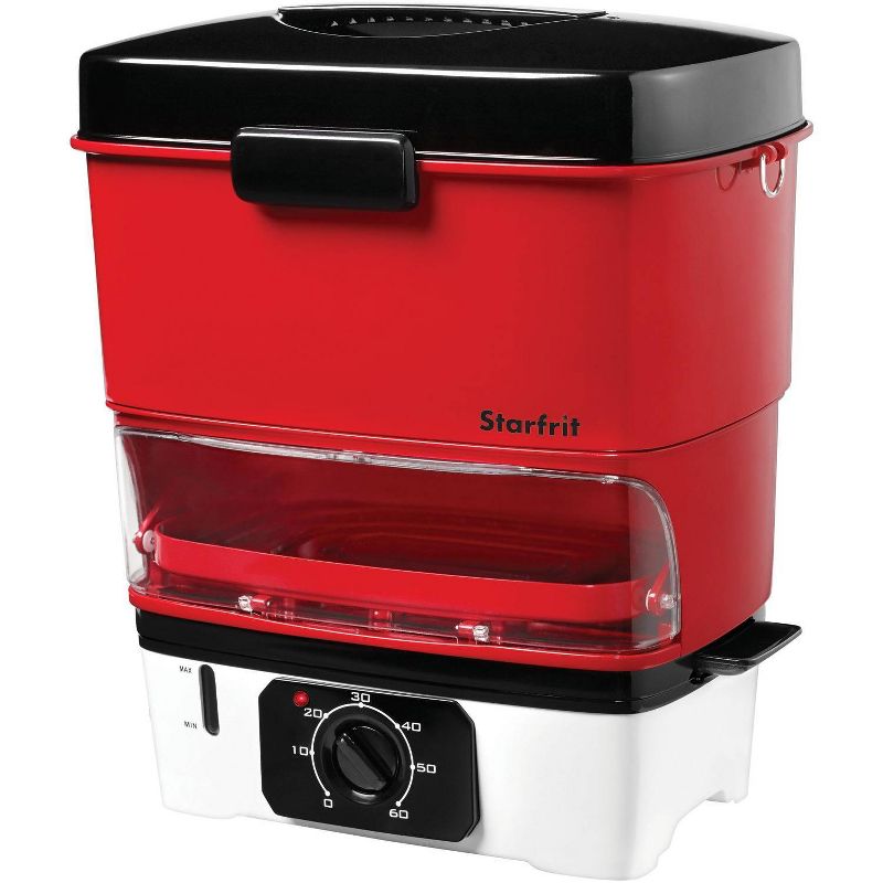 StarFrit Electric Hot Dog Steamer - Red