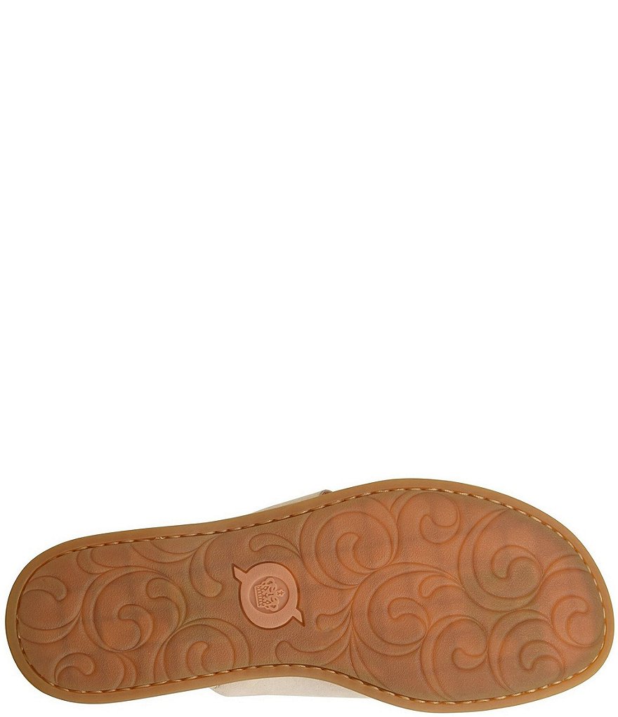 Born Inti Leather Toe Ring Sandals