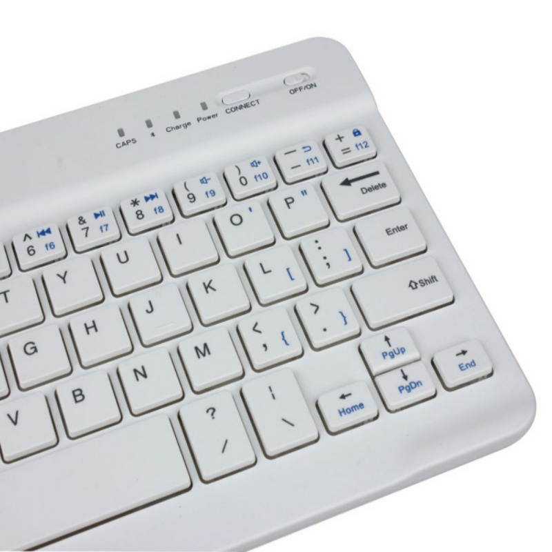 Bluetooth KeyboardUltra-Slim Rechargeable Wireless Bluetooth Keyboard for iOS, Android, Windows, and Mac Compatible with iPad, iPad Pro, iPhone, Android Tablets