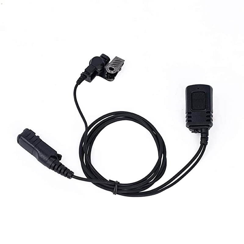 Covert Acoustic Tube Two Wire Earpiece Headset Mic Waterproof PTT for Motorola Radio XPR3500 XPR3000 XPR3300 XPR3300e XPR3500e walkie Talkie
