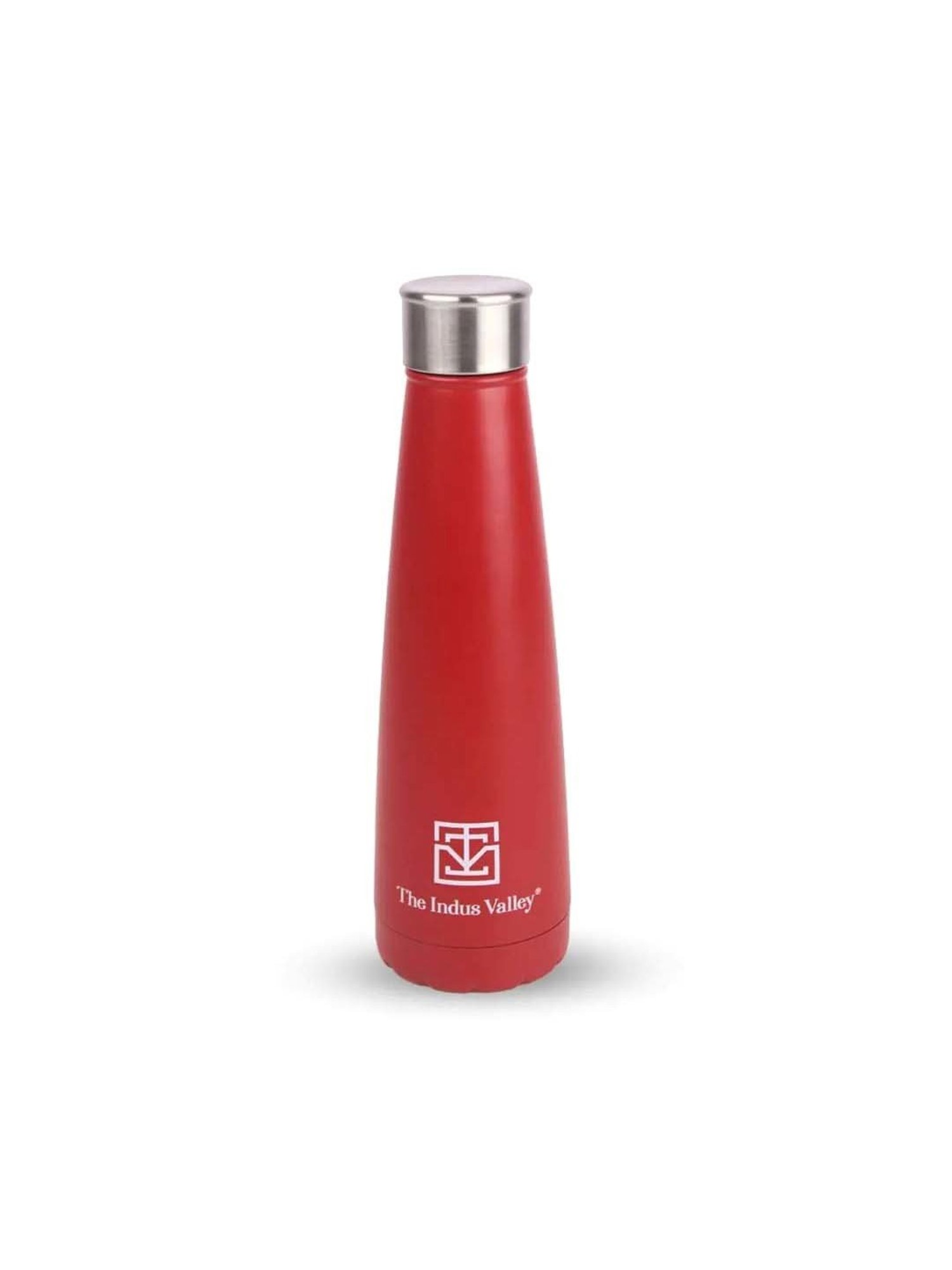 The Indus Valley Red Stainless Steel Pro-Hydro Vacuum Insulated Narrow Mouth Bottle (0.5 L)