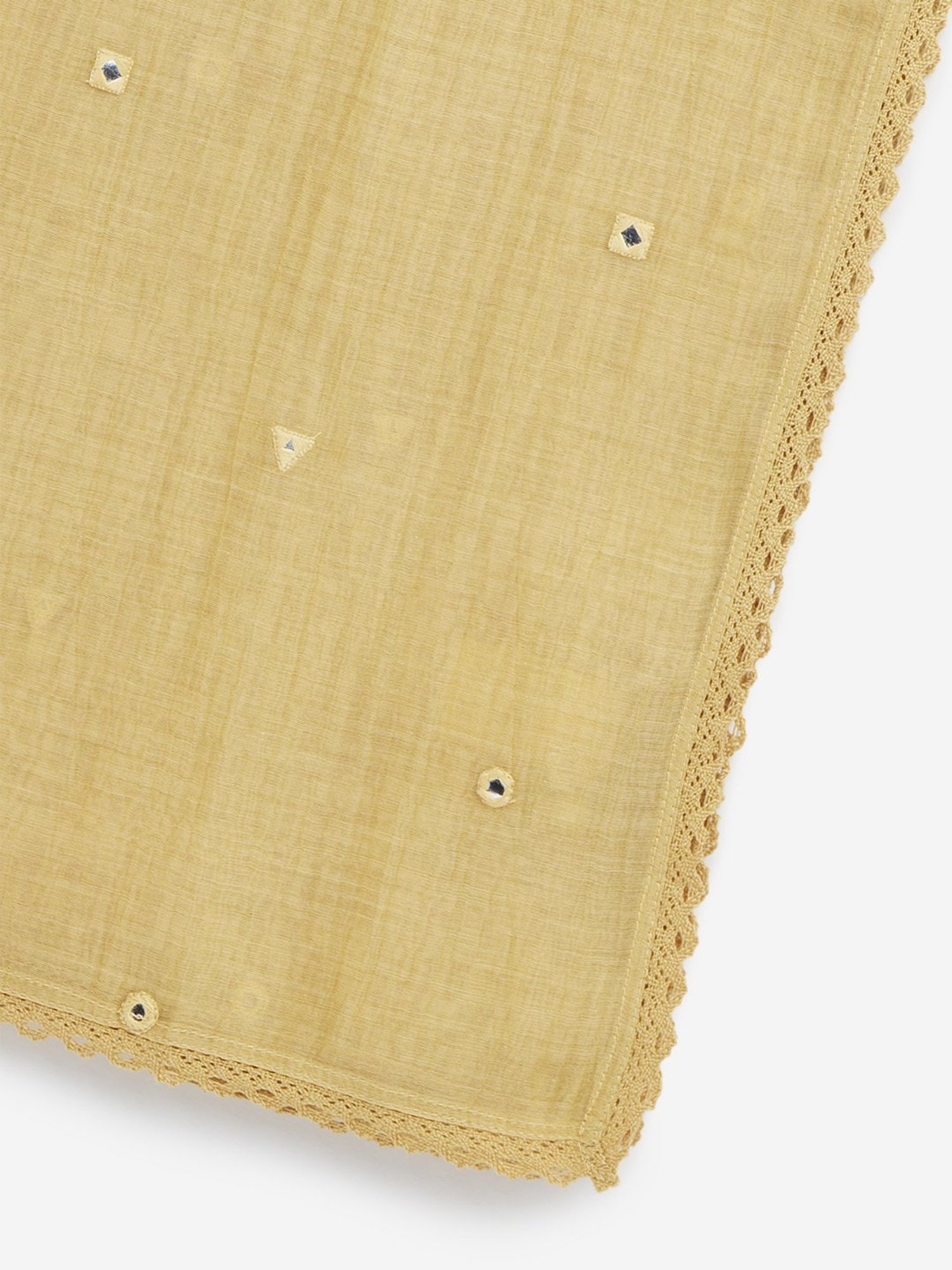 Zuba by Westside Mustard Embellished Stole