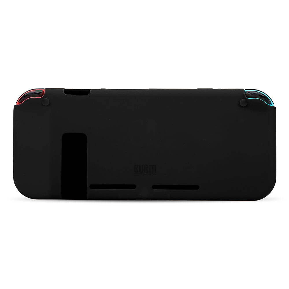 BUBM Soft Anti-slip Silicone Case for Switch Protective Cover for SWITCH Video Game Console One-piece Black