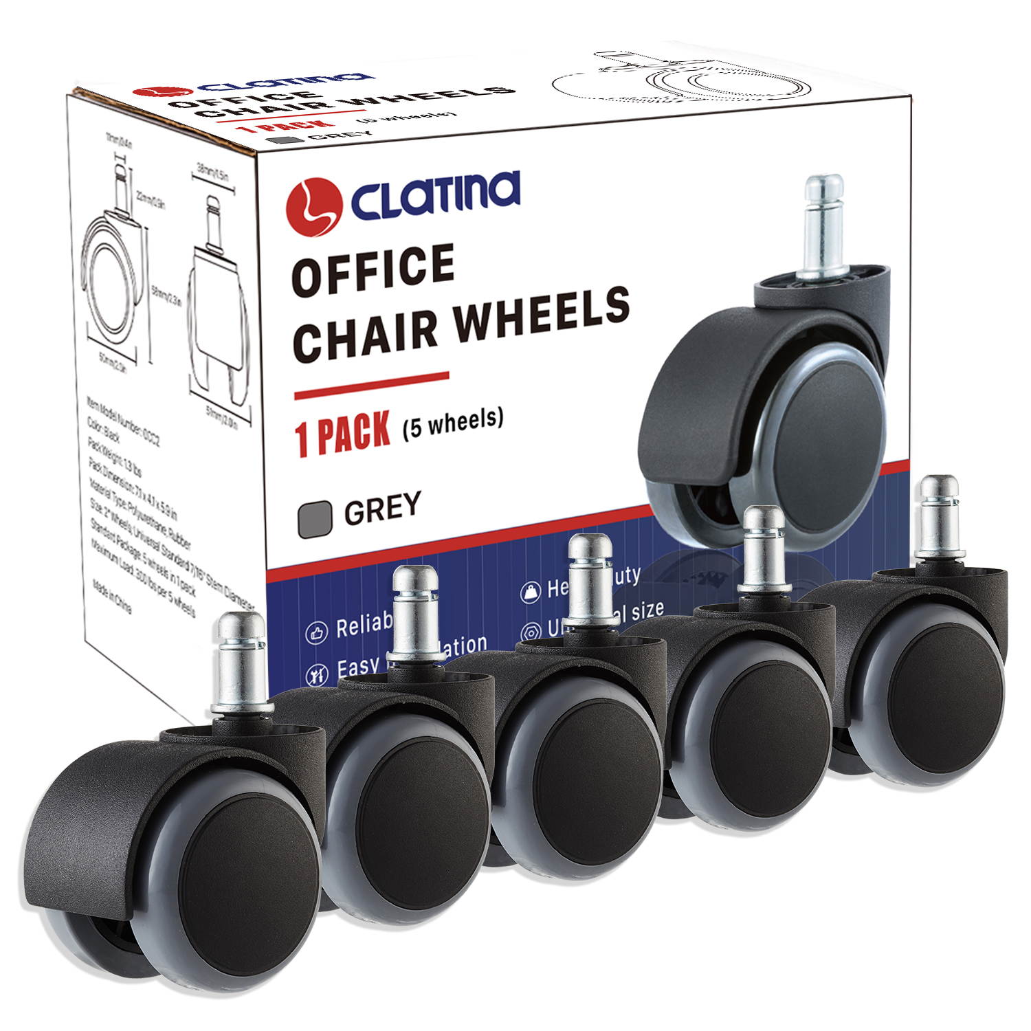 RESPAWN Sidewinder Gaming Chair, PU Leather, in Rage Red (RSP-125-RED)