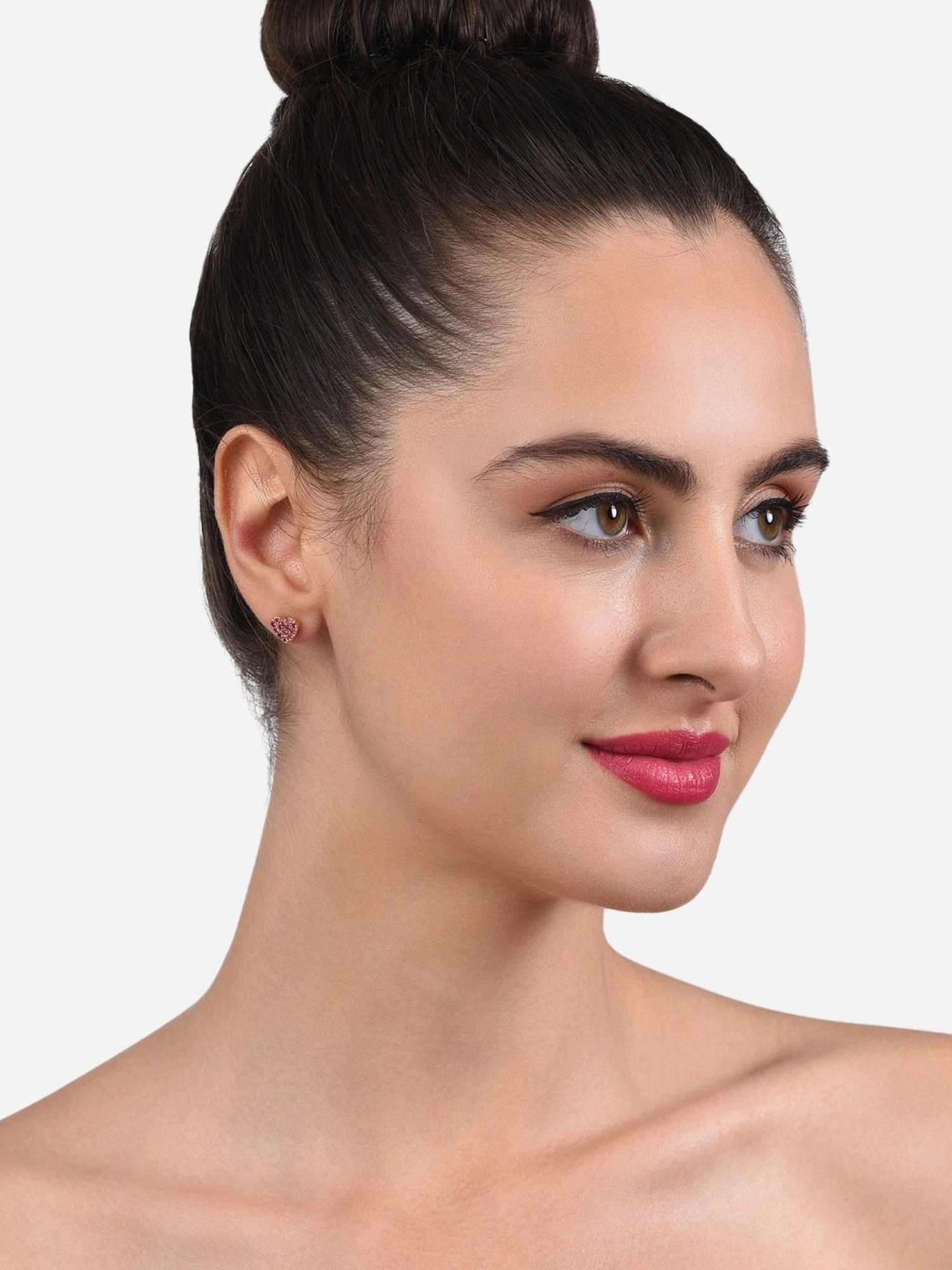 Zaveri Pearls Set of 20 Multicolor Dazzling Casual Wear Stud Earrings-ZPFK13993