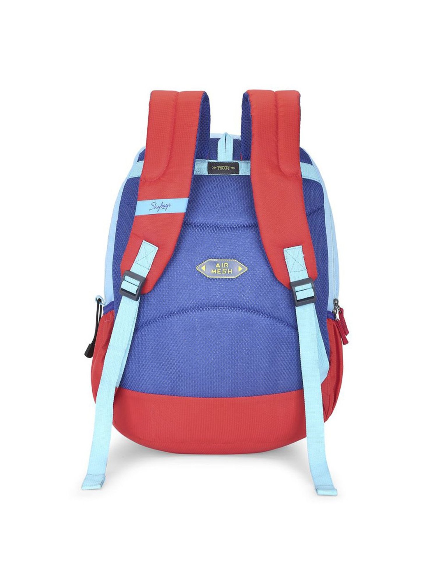 Skybags Klan 06 Red & Blue Polyester Printed Backpack - 32 Ltrs