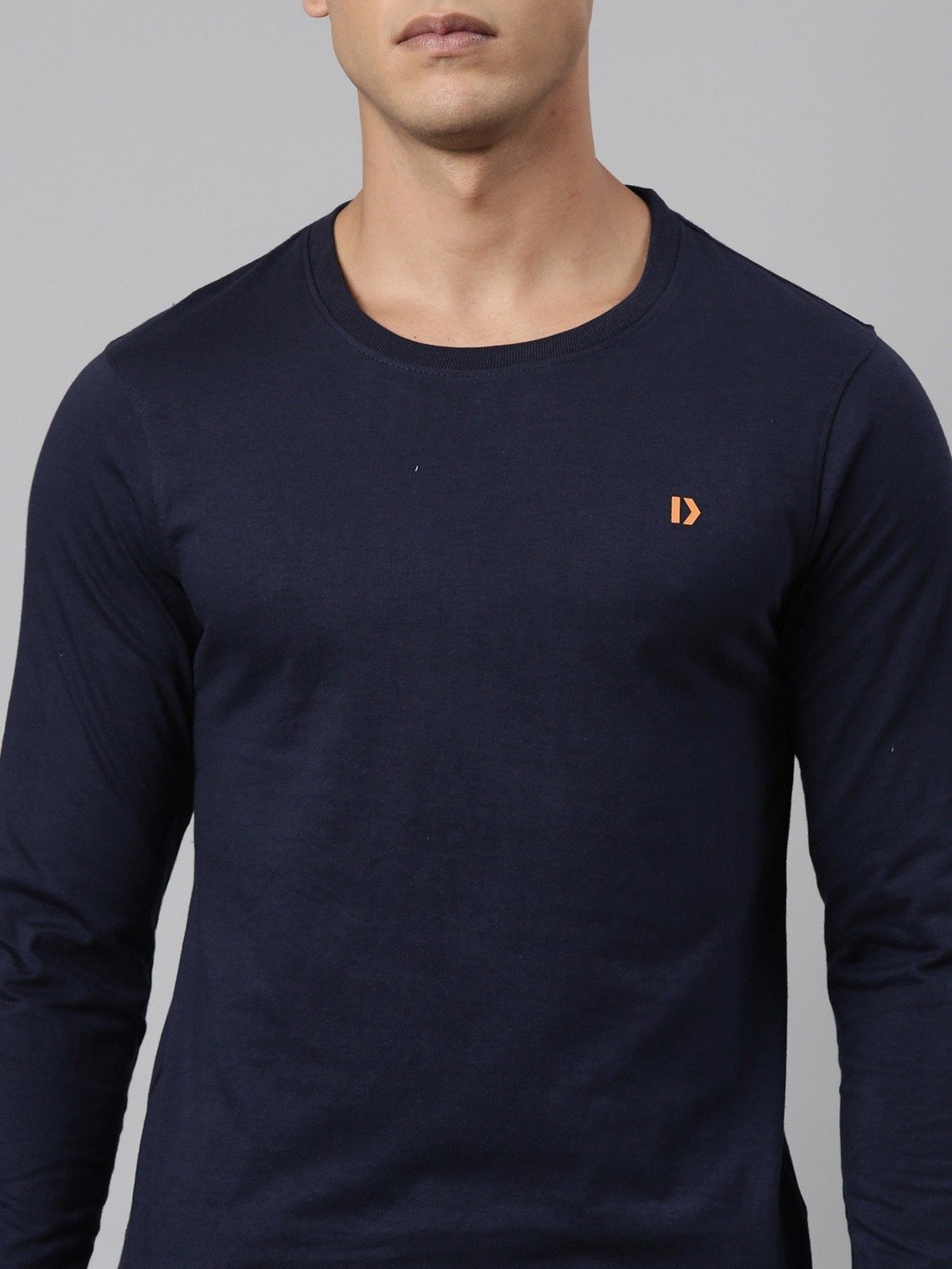 Dixcy Scott Originals Blue Cotton Comfort Fit T-Shirt