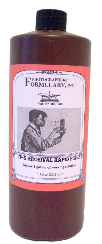 Photographers' Formulary TF-5 1Lt Archival Rapid Fixer, Makes 1Gal Solution