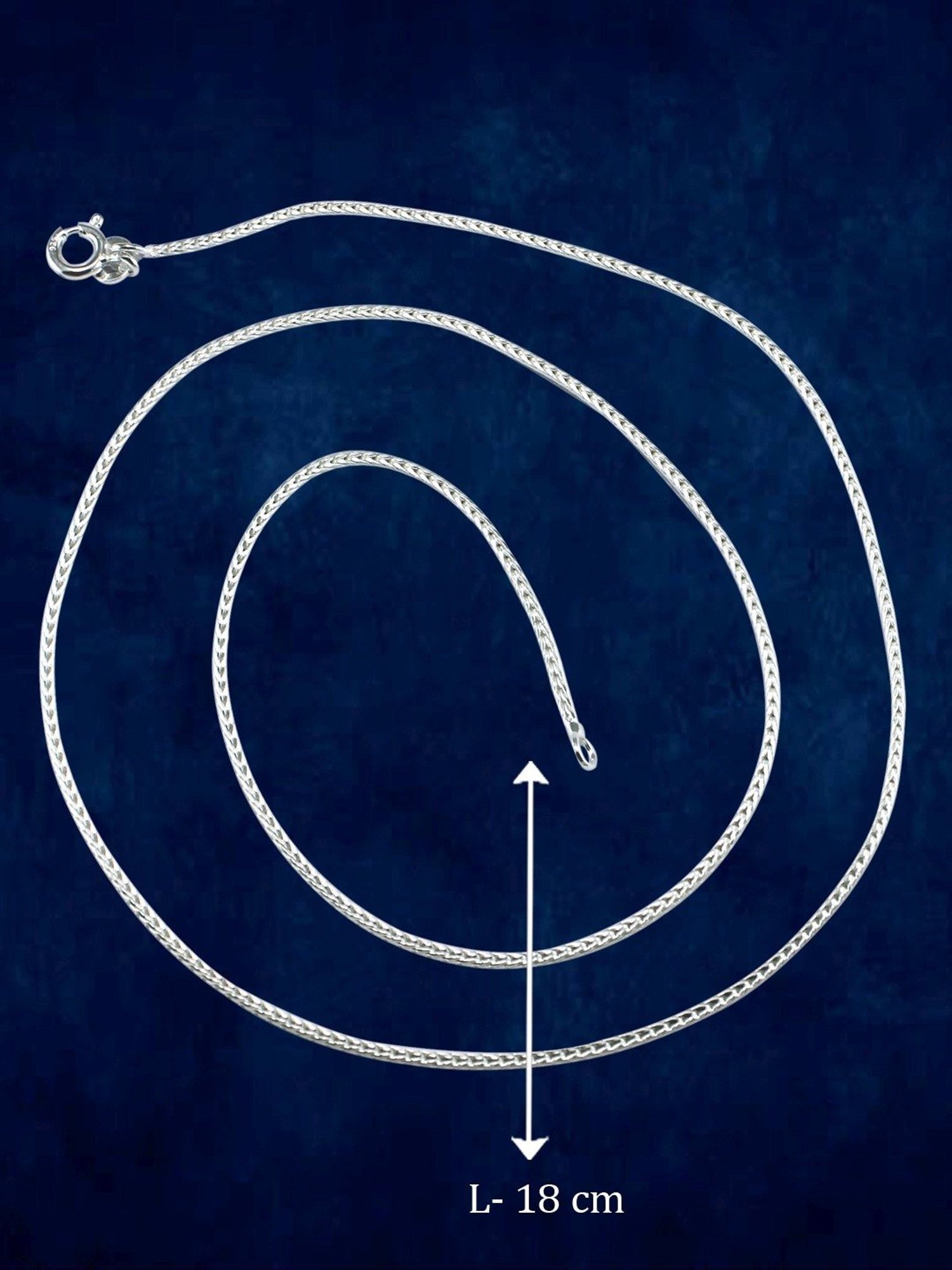 Zavya Sleek and Modern Golden Plated 92.5 Sterling Silver Box Chain