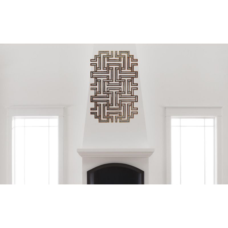 Lazy Susan 48 in. Gold Mirror