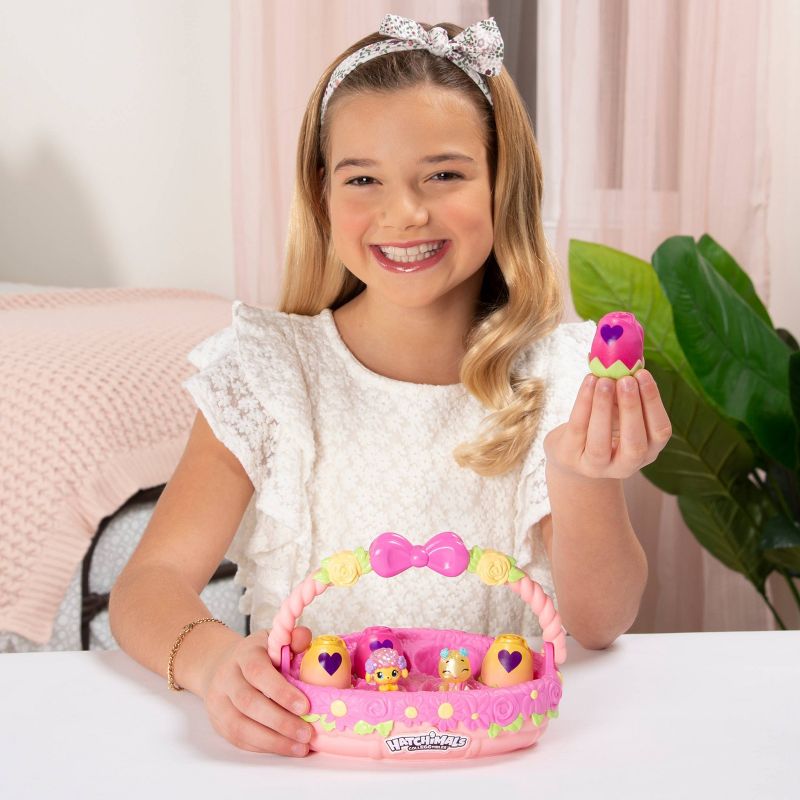 Hatchimals CollEGGtibles - Spring Basket with 6 Hatchimals CollEGGtibles