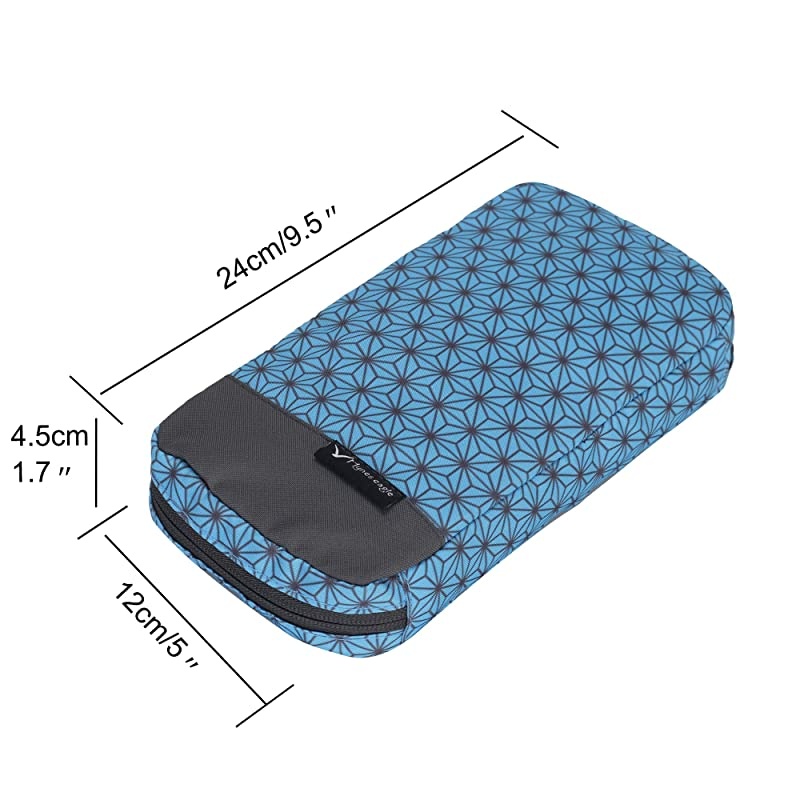 Cord Organizer Small Electronics Case Gadget Pouch Phone Accessories Storage Bag Turquoise