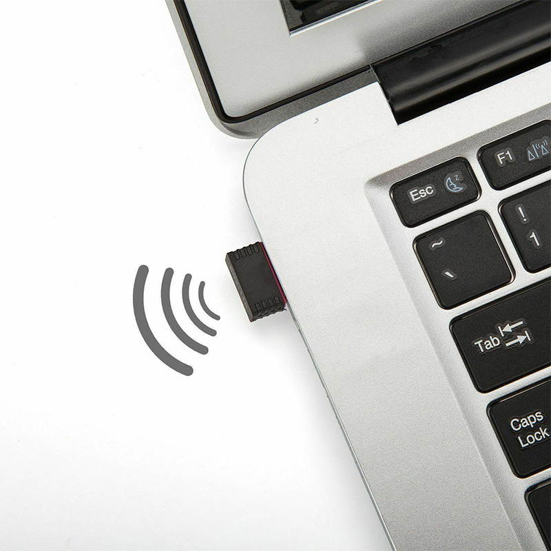 150Mbps USB 2.0 WiFi Adapter for PC, USB WiFi Dongle, 2.4Ghz, , Wireless Adapter for Desktop/Laptop, Compatible with Windows XP/VISTA/WIN7/WIN 8/MAC/LINUX