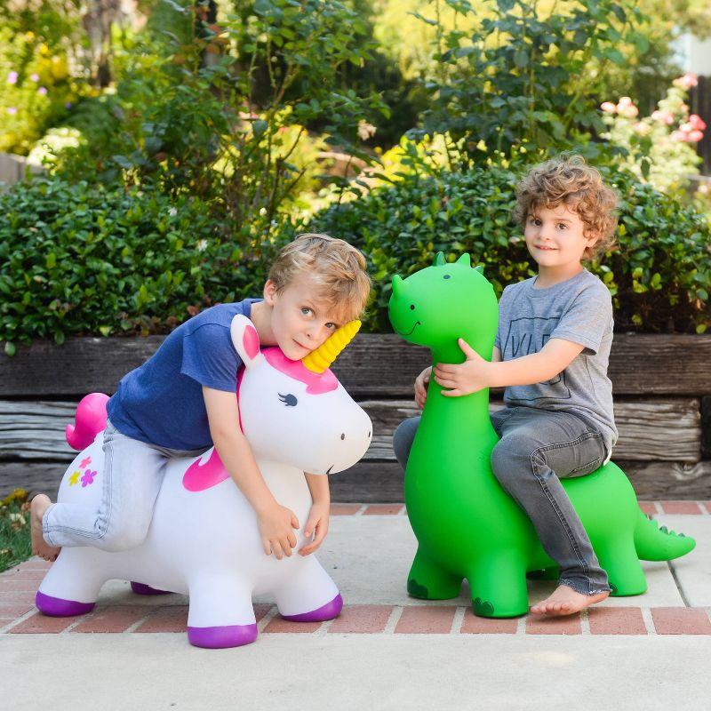 Farm Hoppers Inflatable Bouncing Purple Unicorn