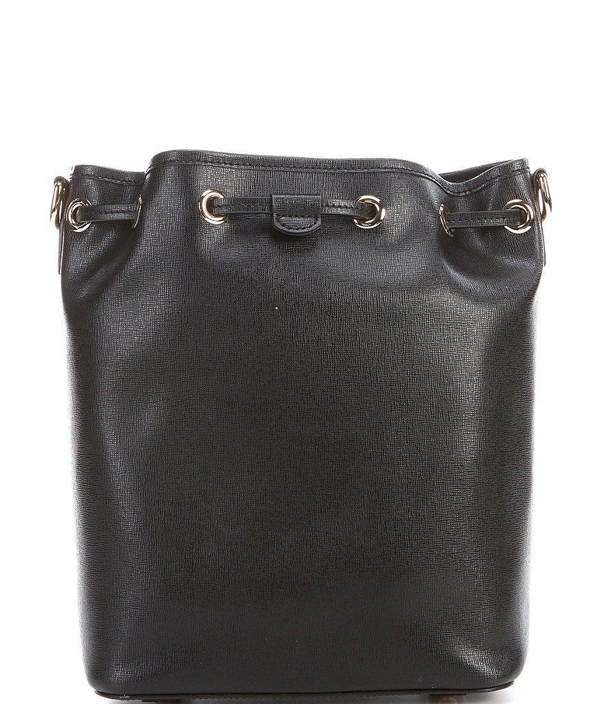 Dooney & Bourke Saffiano Collection Drawstring Bucket Bag