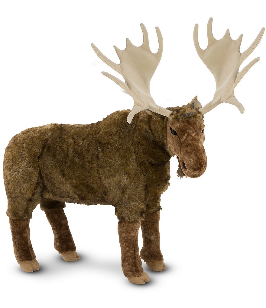 Melissa & Doug 3' 6#double; Lifelike Plush Moose