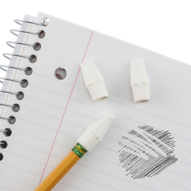 Pentel Hi-Polymer Cap Eraser, White, pk of 240