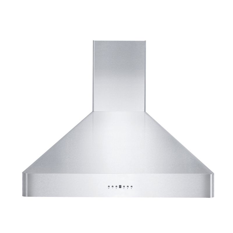 ZLINE 30 Inch Stainless Steel Wall Mount Range Hood with 4 Speed Settings and Built In LED Lighting for 8 to 9 Foot Ceilings