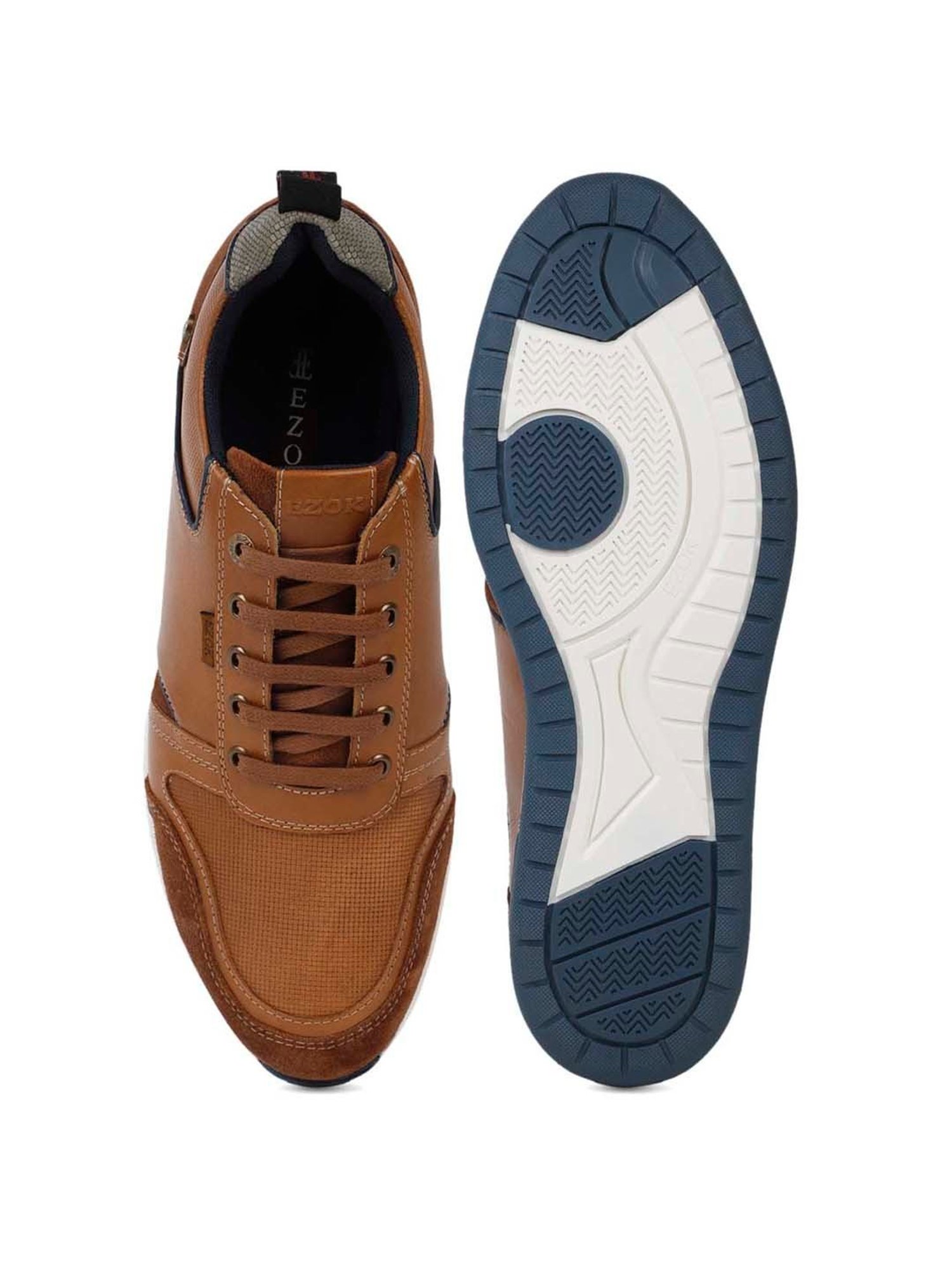 EZOK Men's Tan Casual Sneakers