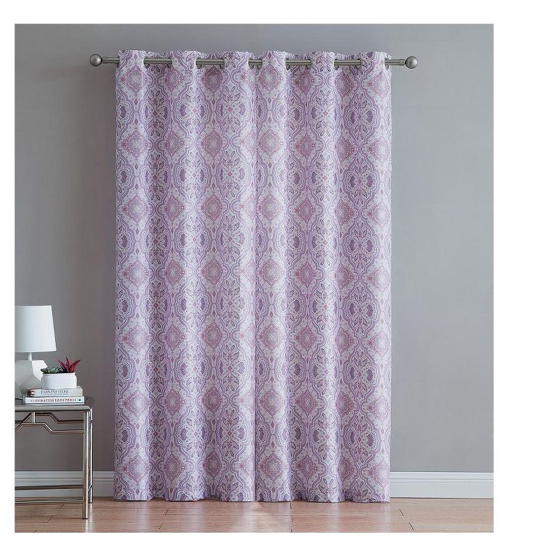 VCNY Home Like the Wind Blackout Curtain Panel Pair - Purple - Pair 38 x 84