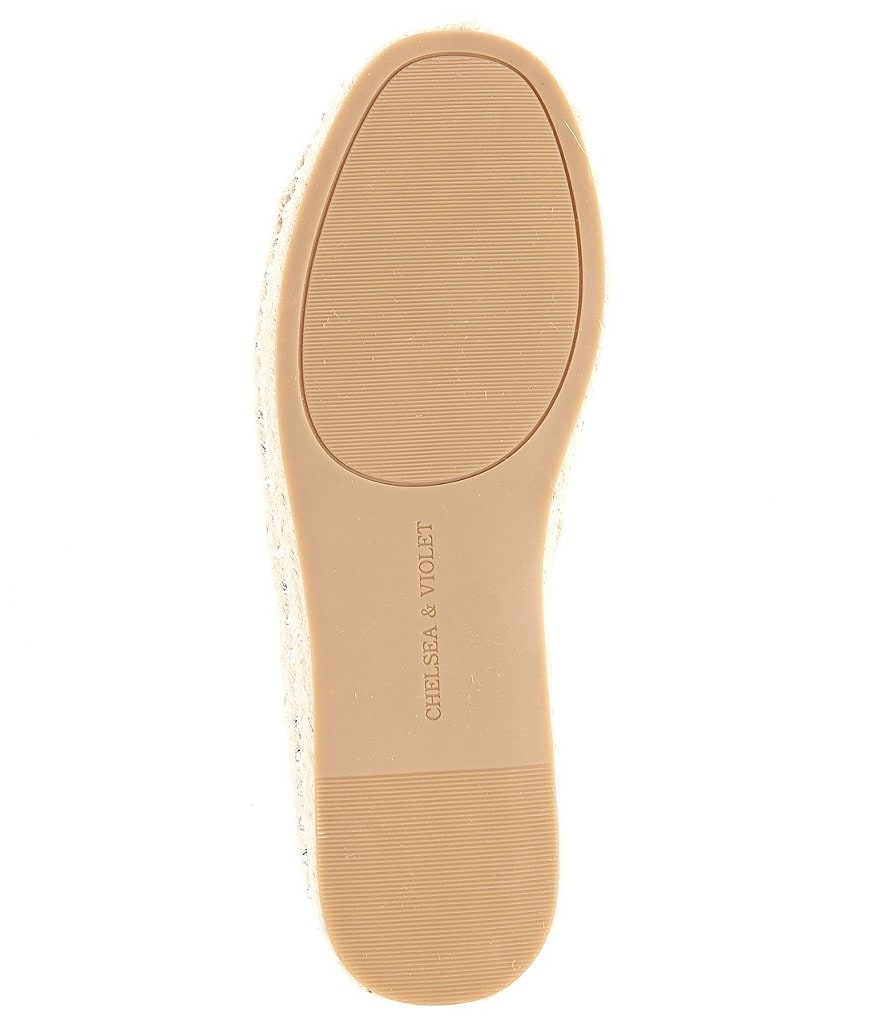 Chelsea & Violet Vanna Jute Slip-On Espadrille Flats