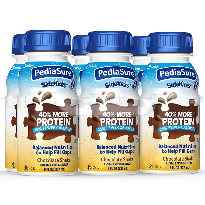 PediaSure SideKicks High Protein Nutrition Shake Chocolate - 6 ct/48 fl oz