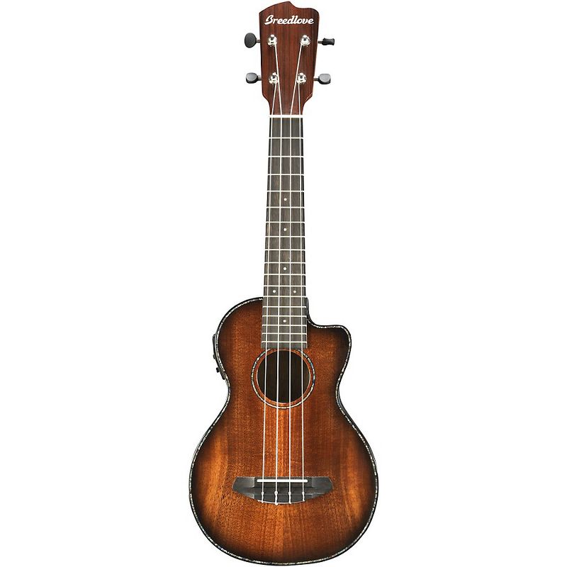 Mitchell MU100CE Acoustic-Electric Concert Ukulele Natural Koa