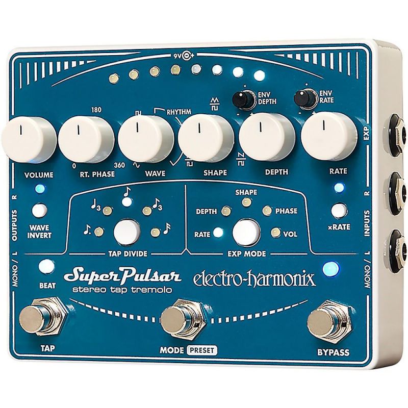 Electro-Harmonix Super Pulsar Stereo Tap Tremolo