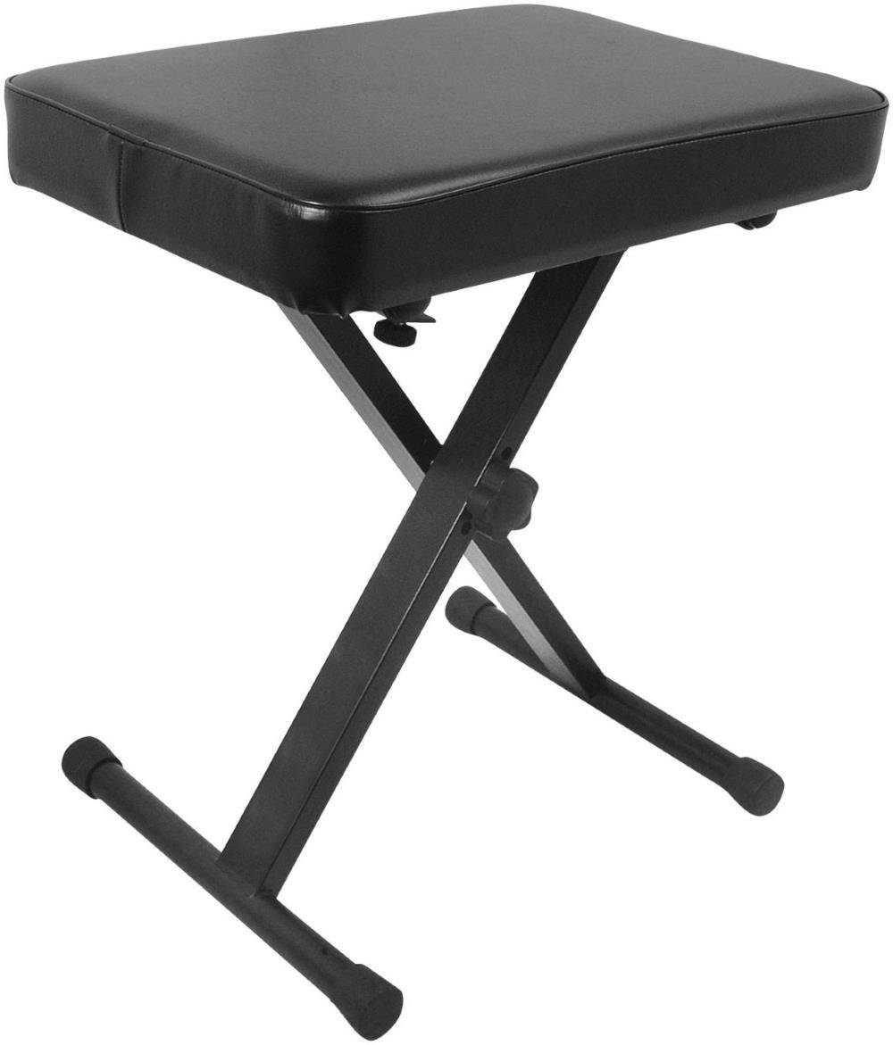 On Stage KT7800 Three-Position X-Style Bench Black