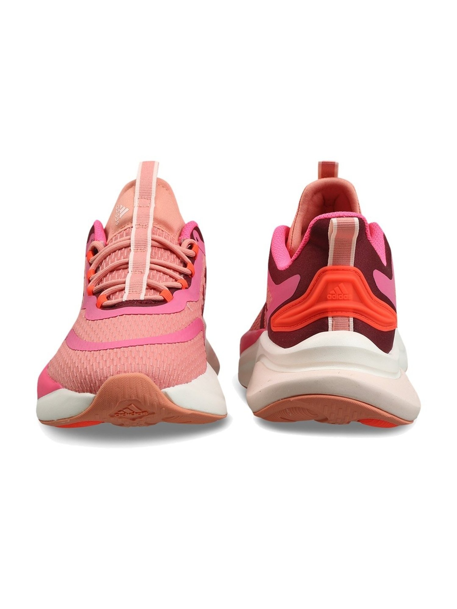 Adidas Women's Alphabounce + Peach Running Shoes