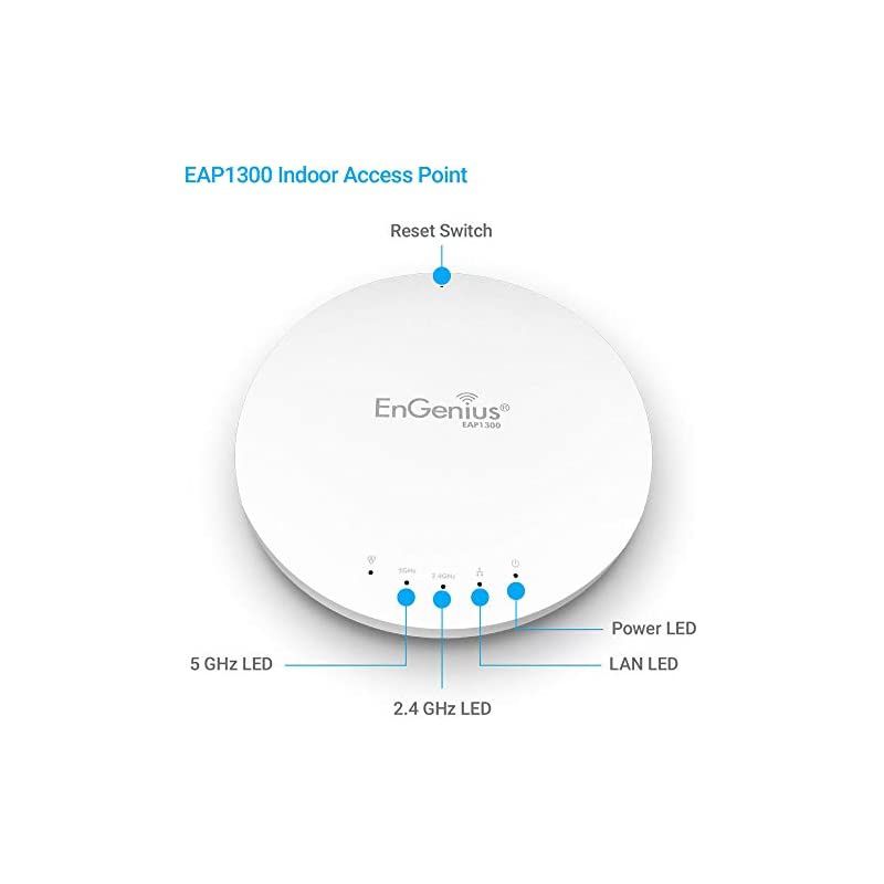 Technologies EAP1300 Wi-Fi 5 (802.11ac Wave 2) 2x2 Managed Indoor Wireless Access Point Features Quad-Core Processors, MU-MIMO, High Powered 23dBm, GigaE Port (Mounting Kit Included)
