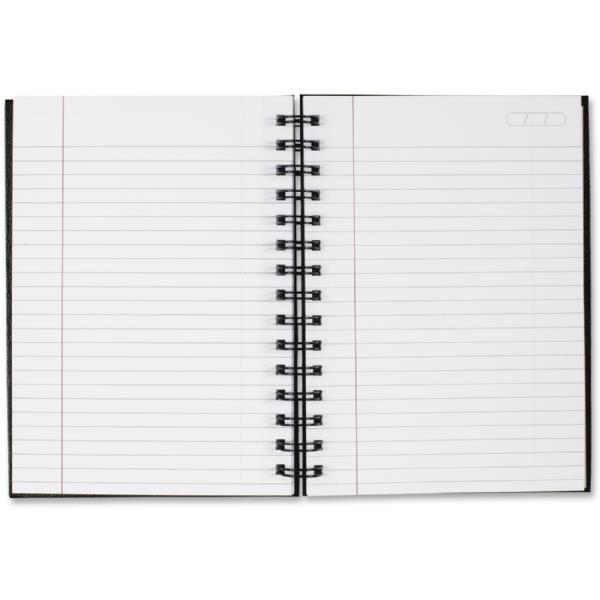 Mead 45332 6-1/4-In. X 8-In. Cambridge Legal Ruled Hardbound Notebook, Black