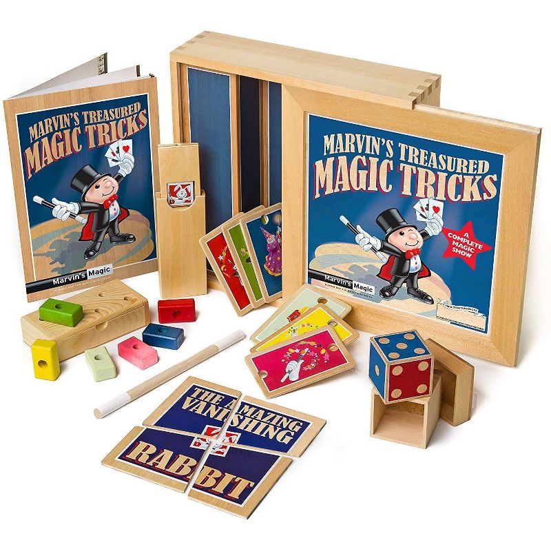 Marvin's Magic Treasured Magic Tricks Wooden Set