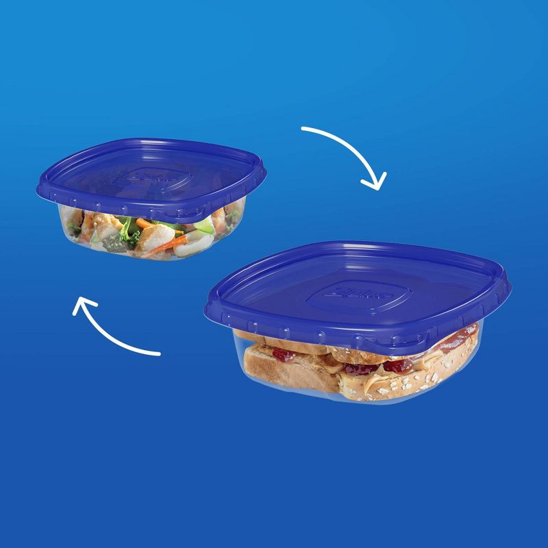 Ziploc Small Square Containers - 4ct