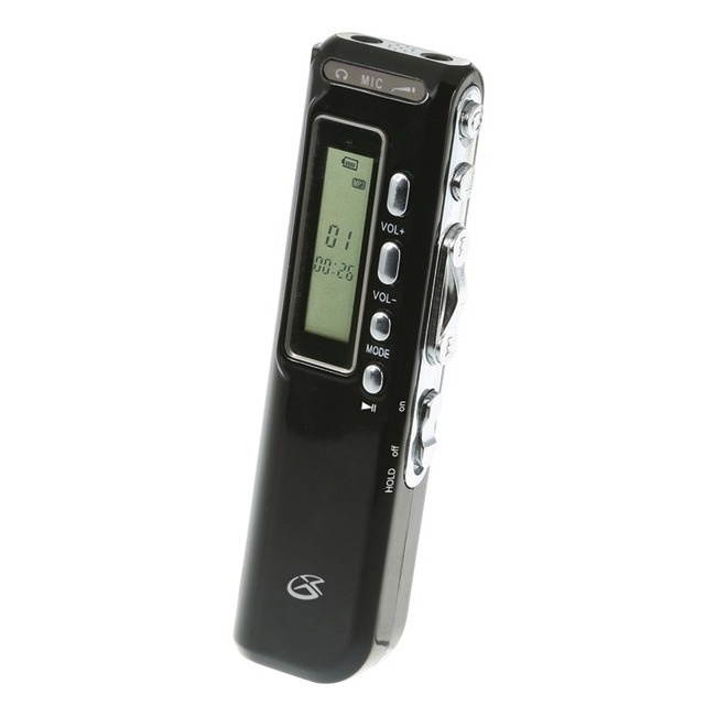 GPX PR047B 4GB Digital Voice Recorder