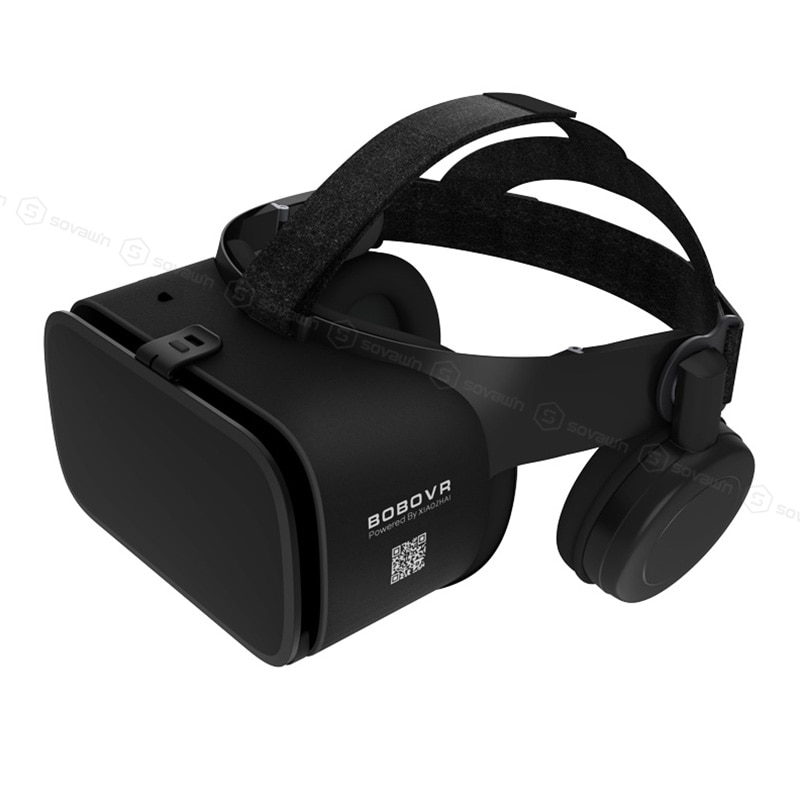 Bluetooth Wireless VR Virtual Reality 3D Glasses Goggles Headset with Remote for Smartphones Google 3d Box - white