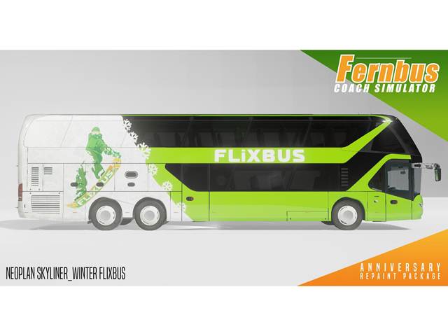 Fernbus Simulator - Anniversary Repaint Package [Online Game Code]