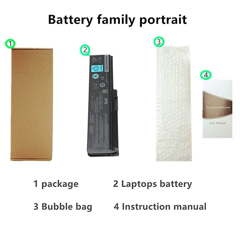 48Wh New Laptop Battery for Toshiba PA3817 PA3817U1BRS PA3819U1BRSToshiba Satellite C655 L675 L675D L700 L745 L750 L750D L755 L755D M640 M645 P745 P770 P775